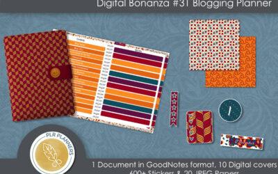 Digital Planner Bonanza # 31 Blogging Planner