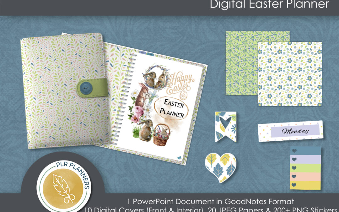 Digital Planner Bonanza # 35 Digital Easter Planner