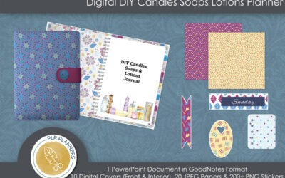 Digital Planner Bonanza # 36 Digital DIY Soaps, Candles & Lotions Planner