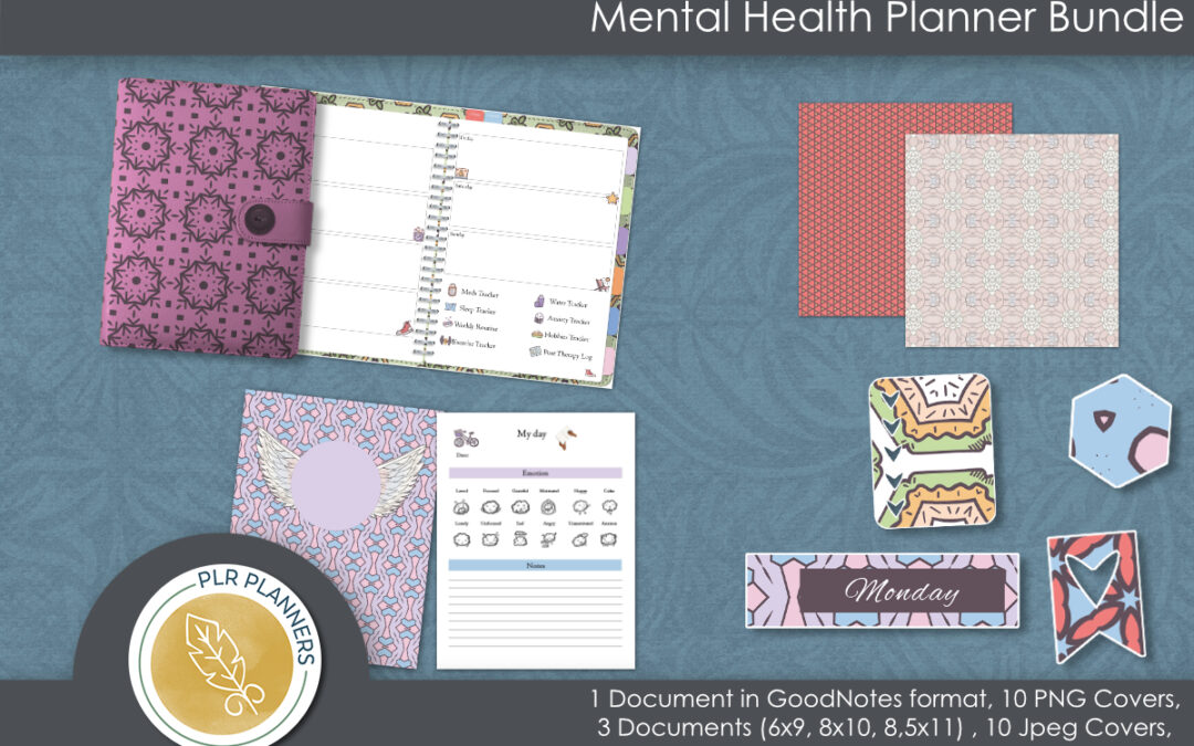 6-Month Mental Health Planner Bundle