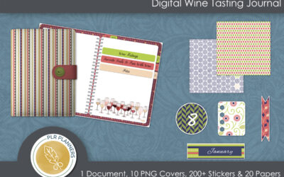 Digital Planner Bonanza # 40 Digital Wine Tasting Journal