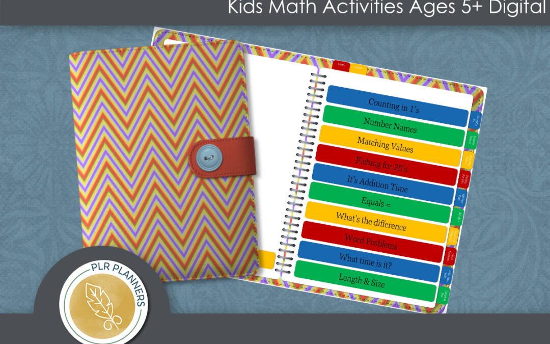 Kid’s Math Activities Ages 5+ Digital