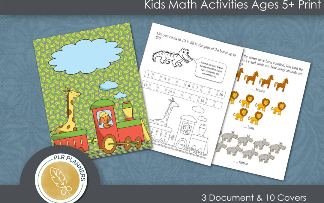 Kid’s Math Activities Ages 5+ Print