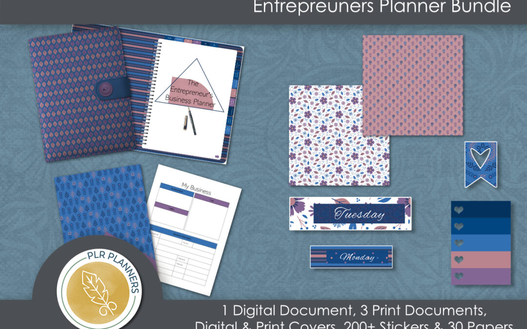 Undated Entrepreneurs Planner Bundle