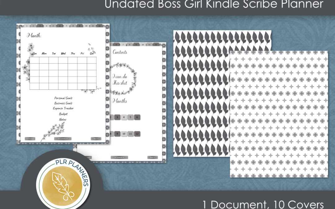 Boss Girl Digital Kindle Scribe Planner