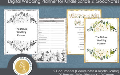 Digital Planner Bonanza # 42 Digital Wedding Planner for Kindle Scribe & GoodNotes