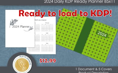 2024 Daily KDP Ready Planner 85×11