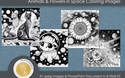 Animal’s & Flower’s Coloring Images