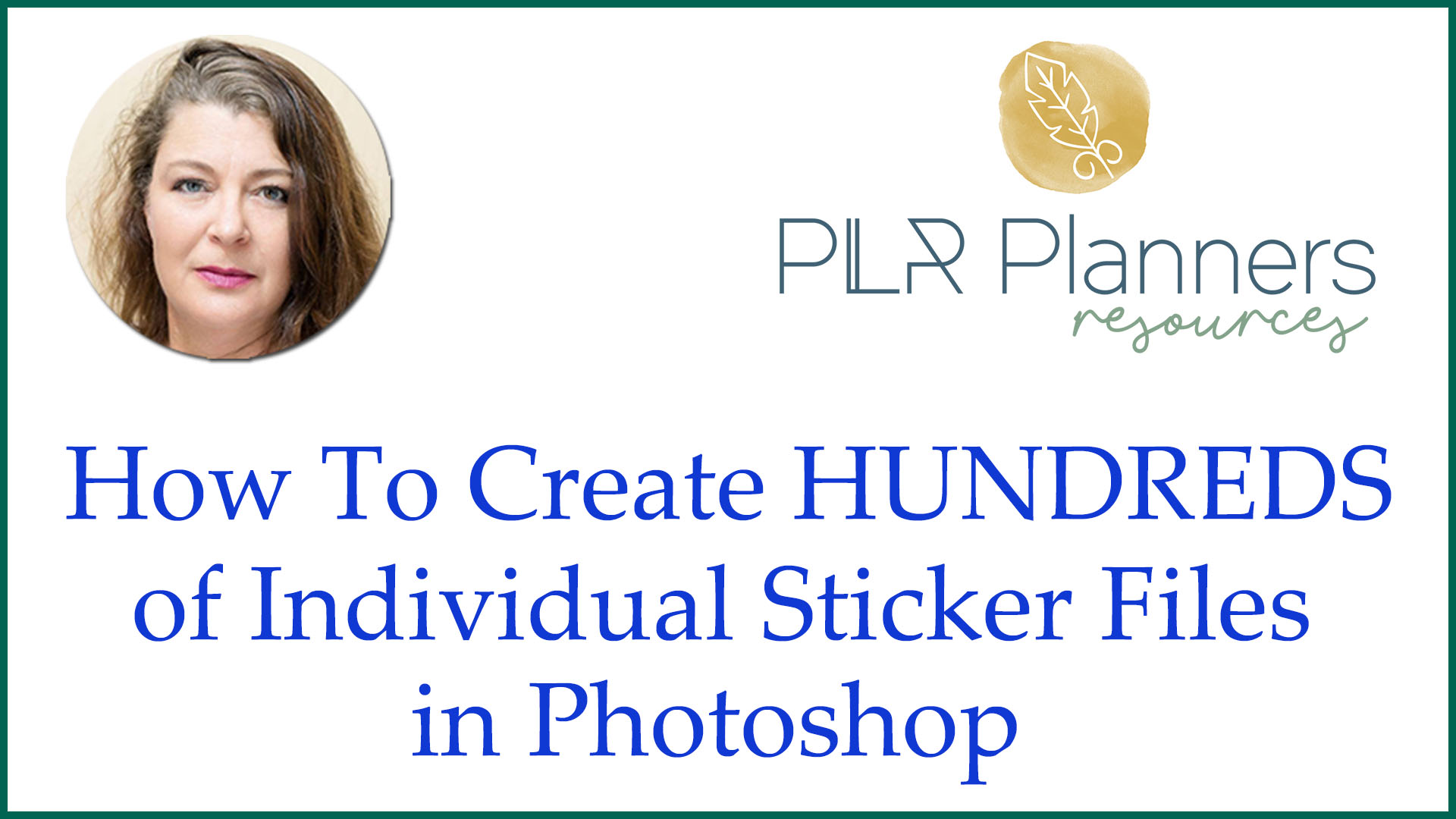 How to Create HUNDREDS of Individual Sticker Files in Photoshop