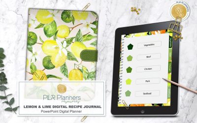 Lemon & Lime Digital Recipe Journal