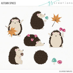 Autumn Spikes Layered Templates