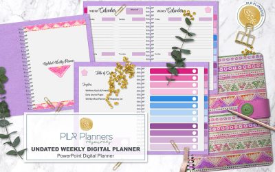 Undated Weekly Digital Planner