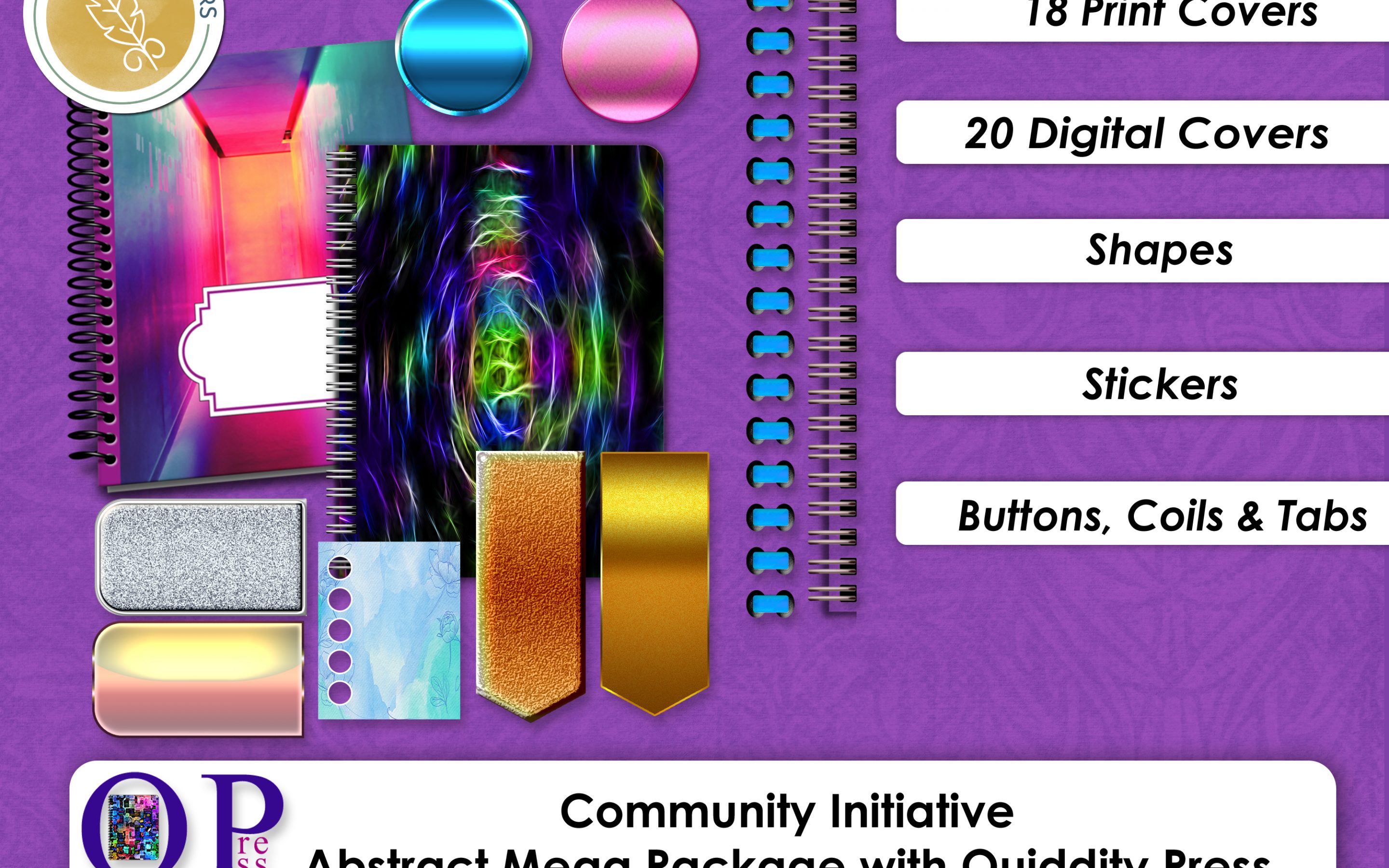 Abstract Mega Package with Quiddity Press